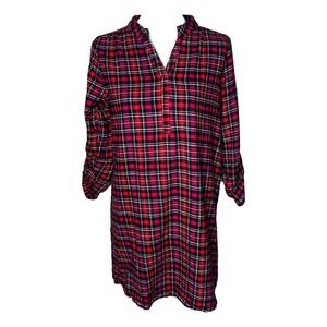 Bellamie Flannel Plaid Dress Medium